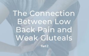Low Back Pain And Weak Gluteals: Part 2