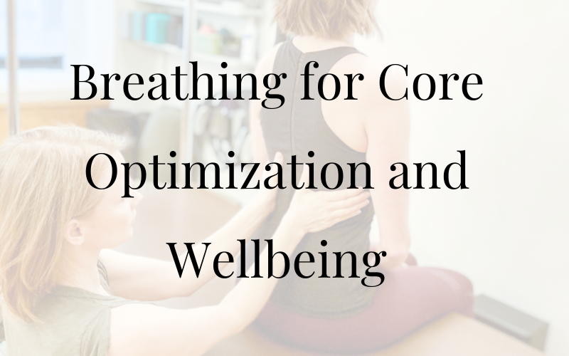 Breathing for Core Optimization and Wellbeing